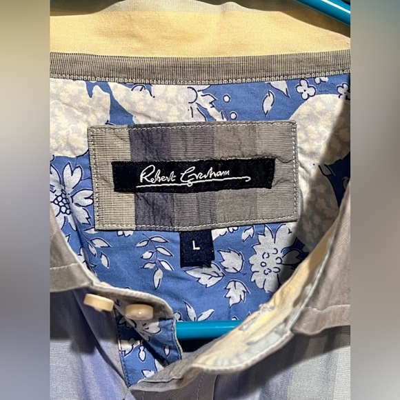 Robert Graham Long Sleeve Flip Cuff Dress Shirt - Picture 11 of 13